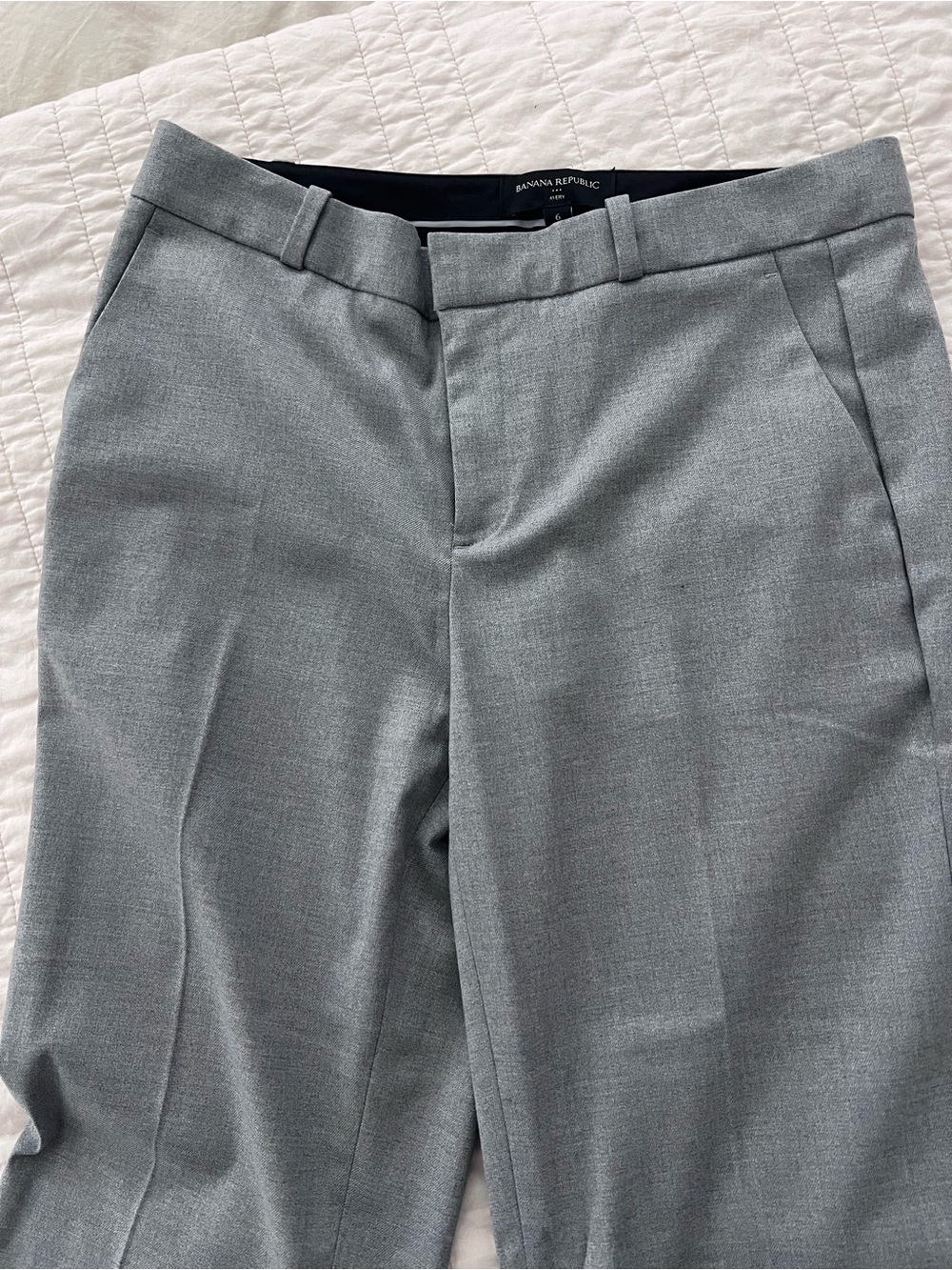 Banana Republic Avery Light Gray Dress Pants